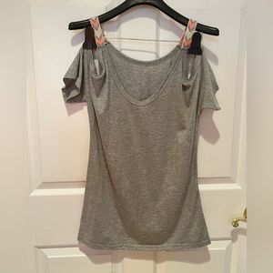Ladies cold shoulder blouse